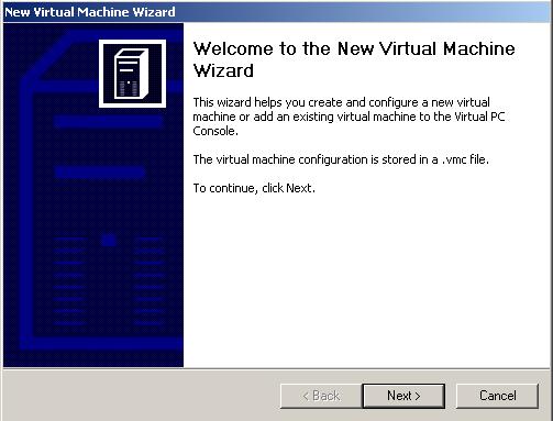 Virtual Machine Wizard