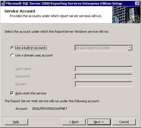 service account