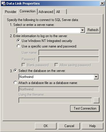 Data Link Properties