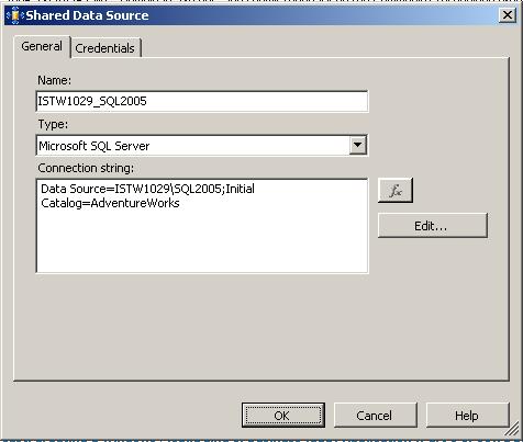 shared data source connections string