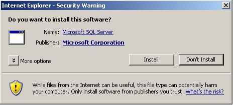 install RS Client Print activex for reporting services print option