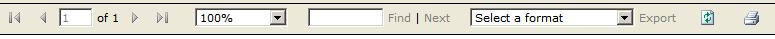 ms sql server reporting services toolbar