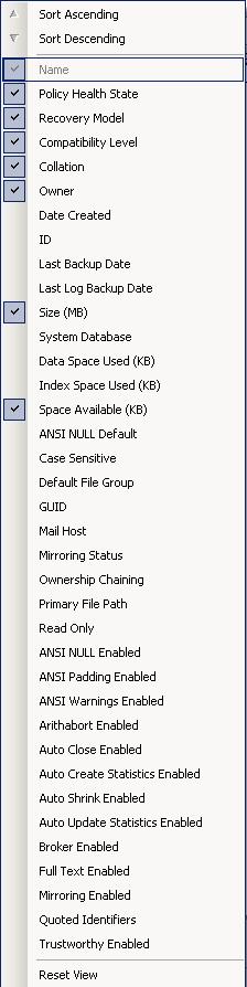 Add new columns in Object Explorer Details Window