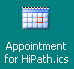 appointment iCalendar file format