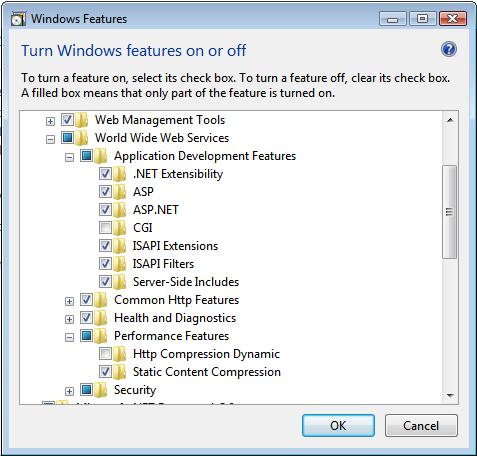 IIS Application Development Features