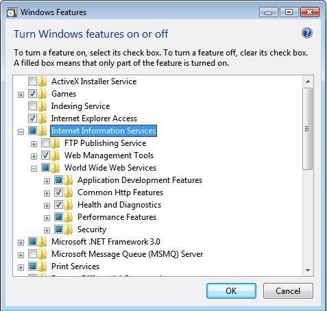 IIS 7 Internet Information Services