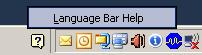 Language Bar on Taskbar