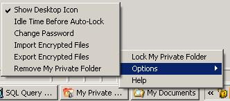 my private folder tray icon