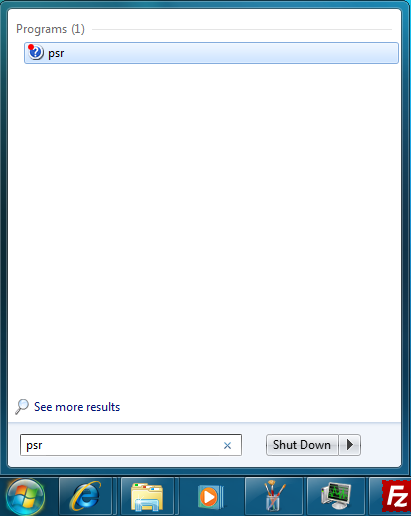 Windows7 Problem Steps Recorder (PSR)