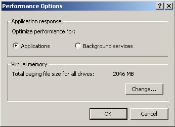 virtual memory maximum registry size