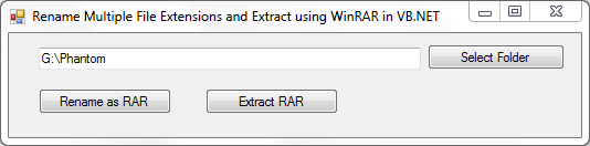 VB.NET file rename batch file renaming application