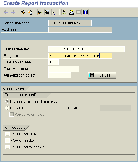 create-report-transaction-abap-report-selection-screen-se93