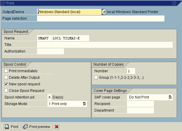 first spool request with output_options tdnewid x