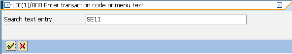 search-sap-menu transaction code