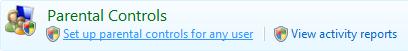Set up parental controls in Windows Vista