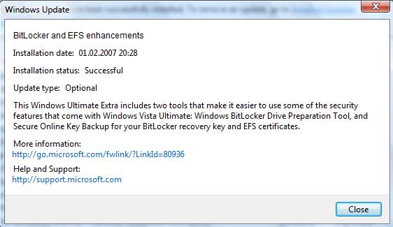 BitLocker and EFS enhancements