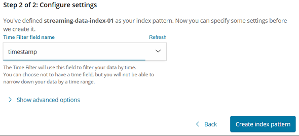 configure settings for Kibana