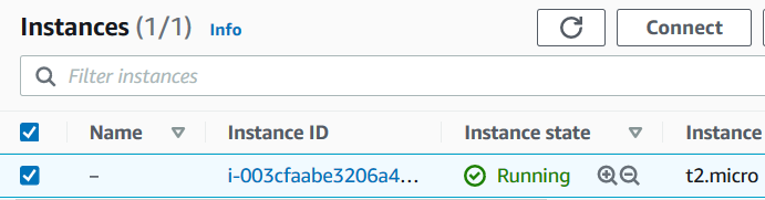 connect EC2 instance on AWS Management Console