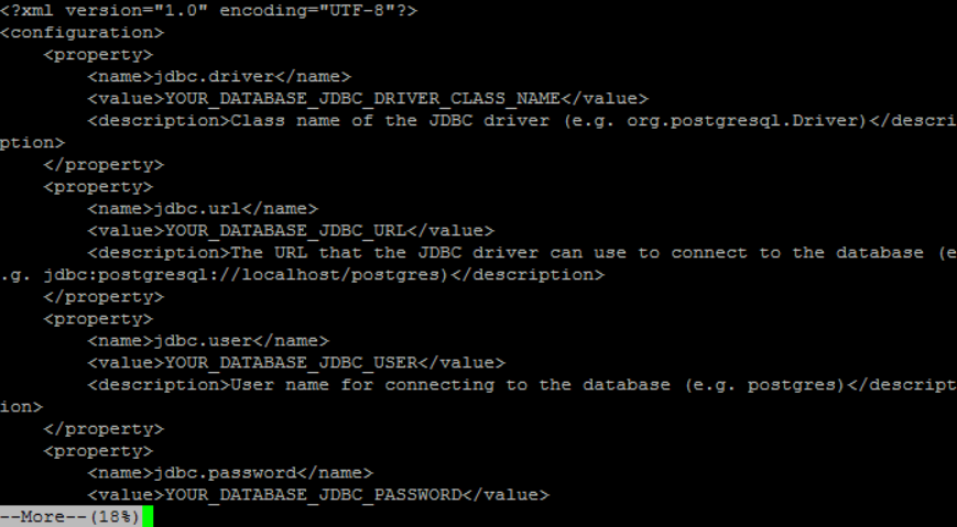 jdbc-site.xml template for Greenplum JDBC connection to data sources