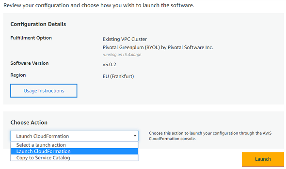 review configuration for Greenplum installation