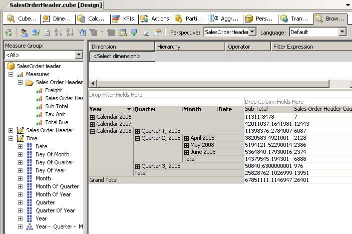 browse-olap-cube-data-in-business-intelligence-development-studio