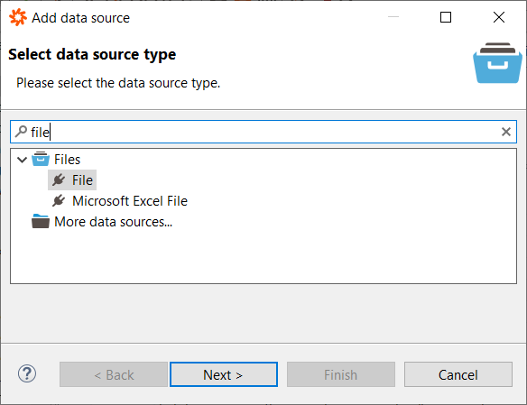 File data source connector on Data Virtuality for server log files