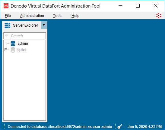 Denodo Virtual DataPort Administrator Tool