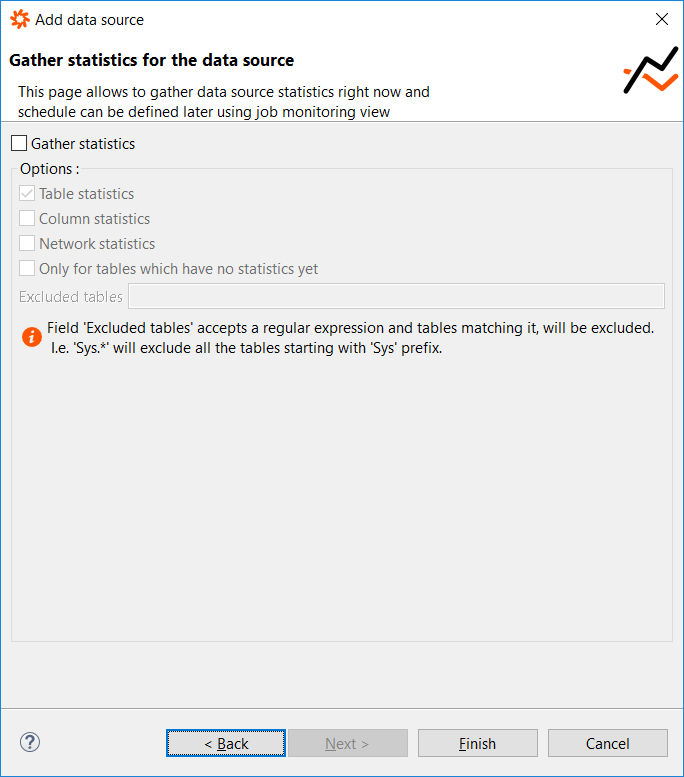 gathering statistics option