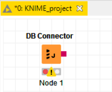 Knime DB Connector node