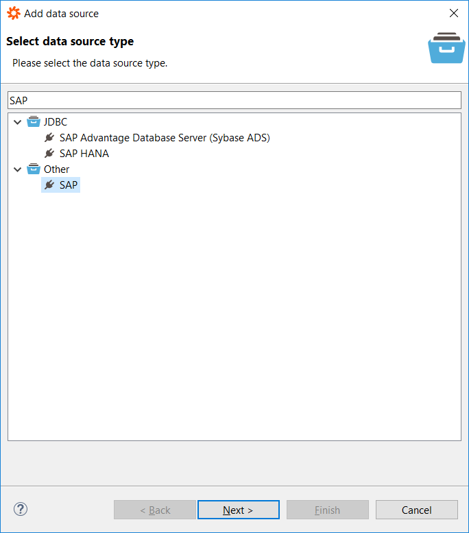 Data Virtuality SAP data source type for Theobald Xtract Universal