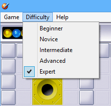 Inkball game difficulty levels