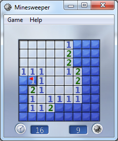 minesweeper tips - single mine tiles