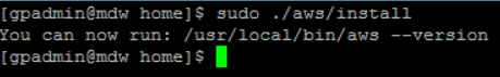 install AWS CLI on EC2 instance