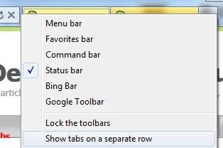 ie9-show-tabs-on-a-separate-row