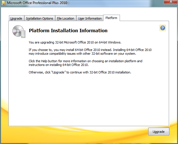Microsoft Office 2010 64 Bit Edition