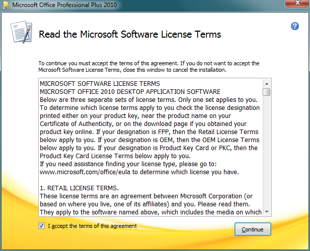 Microsoft Office 2010 Installation (Professional Plus Edition)