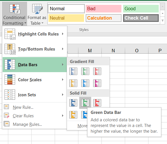 Dữ liệu thanh tiến độ trong Excel giúp bạn dễ dàng theo dõi tiến trình công việc. Hãy xem hình ảnh liên quan để học cách sử dụng tính năng này nhé.