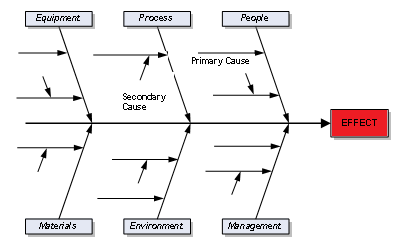 Ishikawa, Fish-bone or Cause and effect diagram