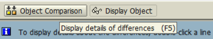 ABAP object comparison for difference details