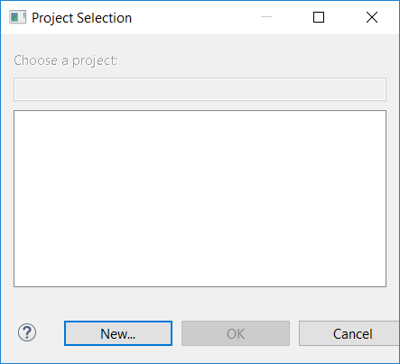 ABAP project selection