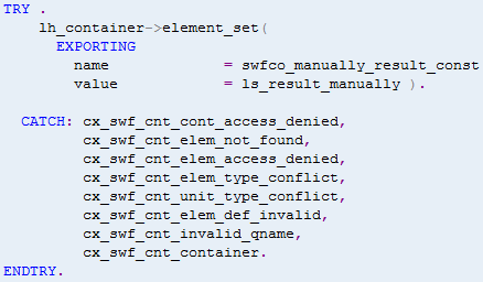 ABAP Try Catch for multiple exceptions
