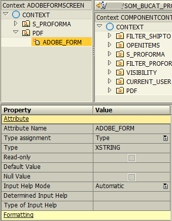 Adobe Form pdf file source data in Web Dynpro context