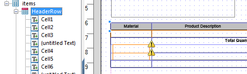 SAP Adobe Form table HeaderRow on Form Builder Layout scren