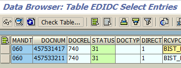 modify EDIDC table data in SAP