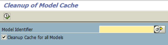 clear or refresh OData metadata cache using ABAP program or SAP tcode