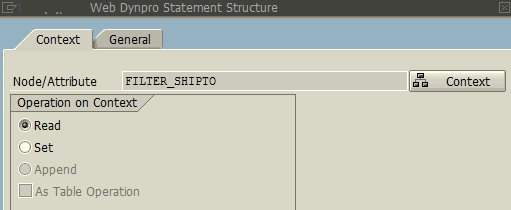 read context node using Web Dynpro Code Wizard