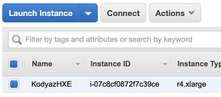 connect EC2 instance from AWS console