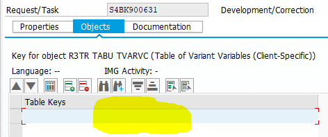 copy table data into SAP transport request