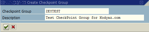 new checkpoint for ABAP debugging and logging