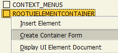 Create Container Form for data filter